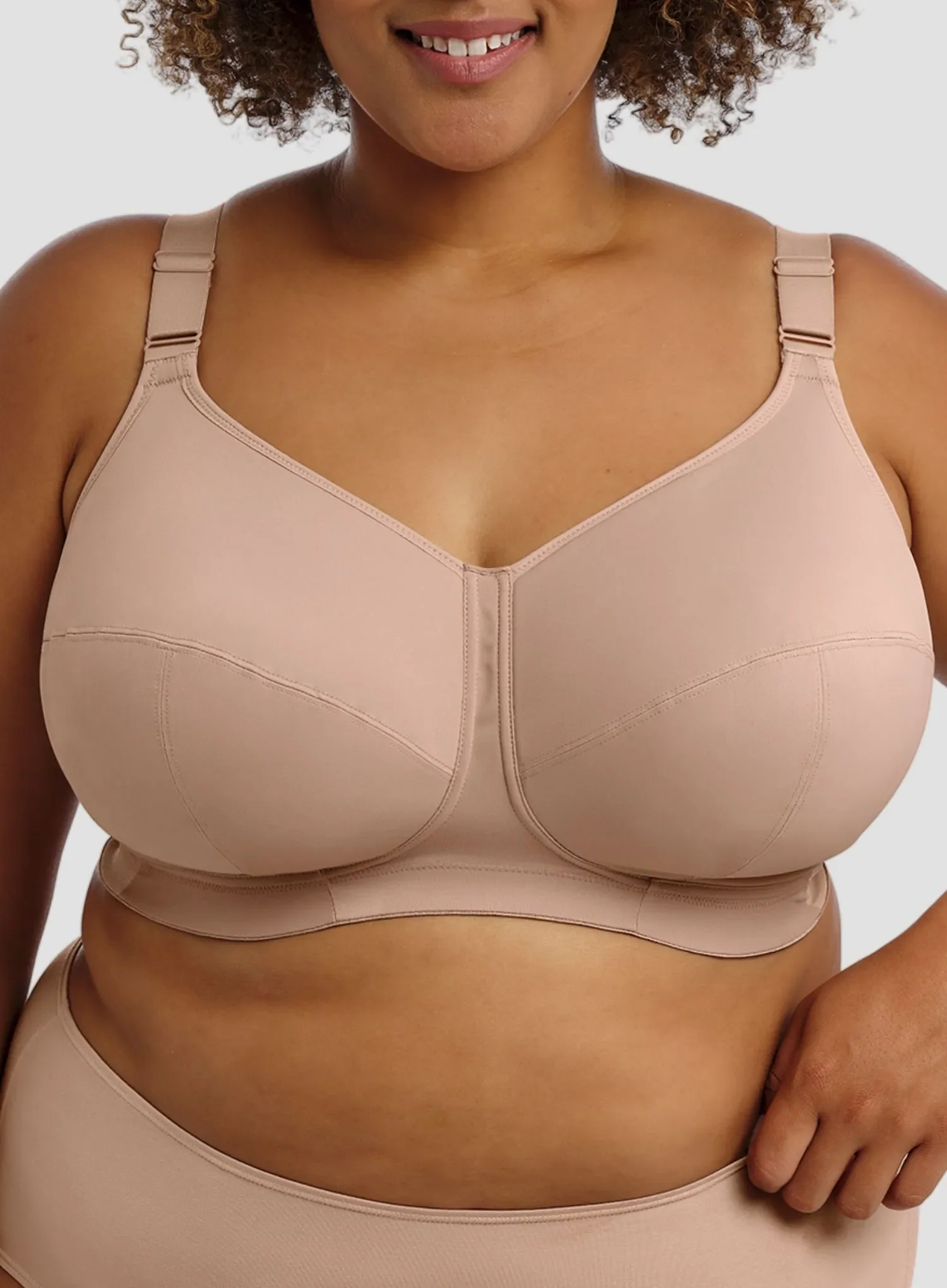 Goddess: Celeste Soft Cup Bra Fawn - Image 4