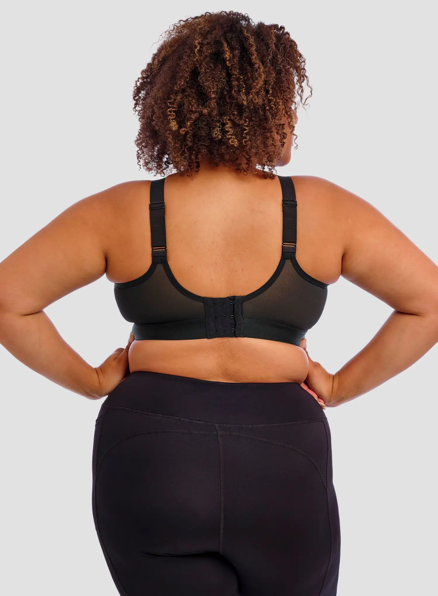 Goddess: Goddess Sports Bra Non Wired Black Snake - Image 3