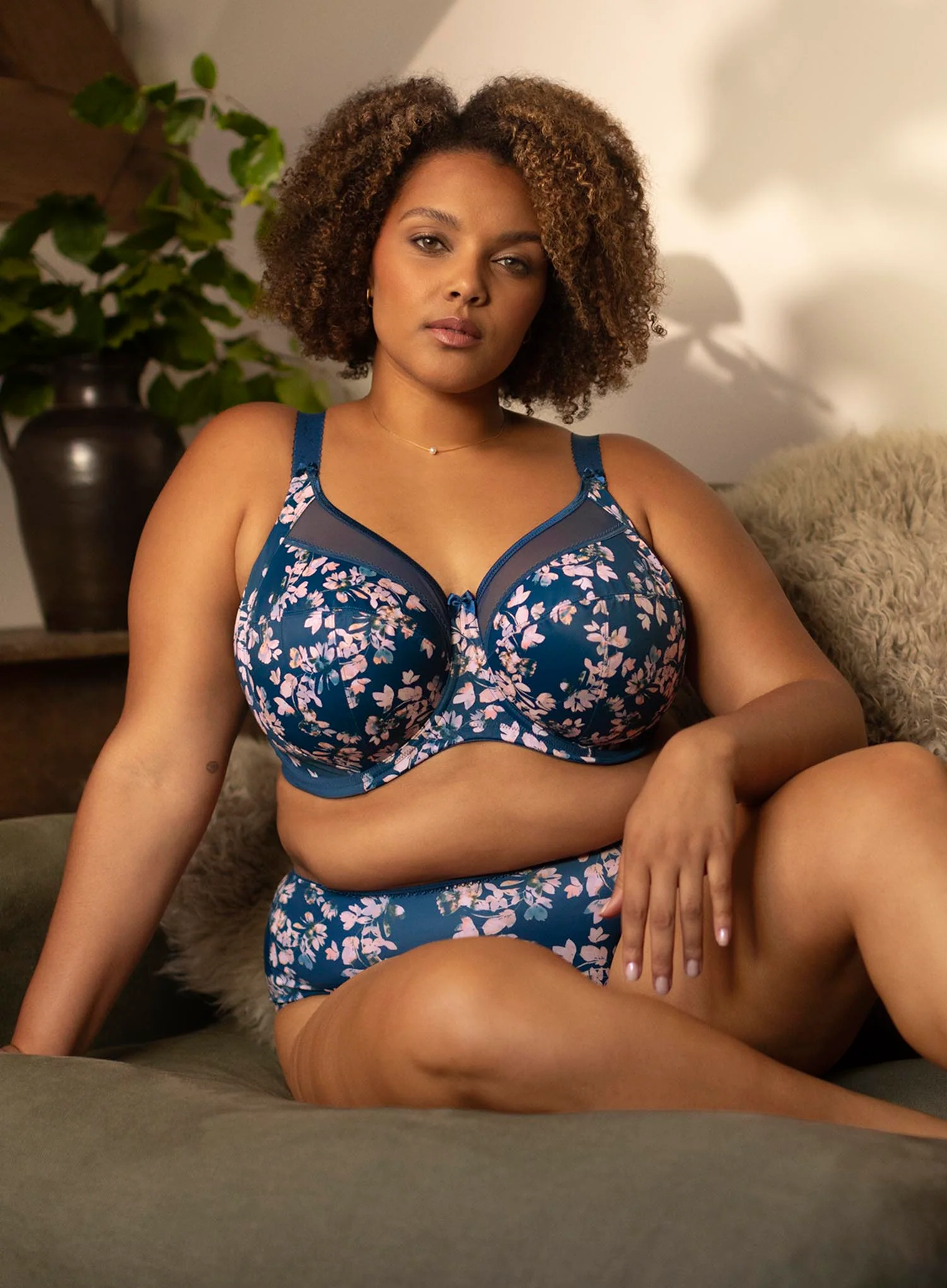 Goddess: Kayla Brief Teal Blossom - Image 2
