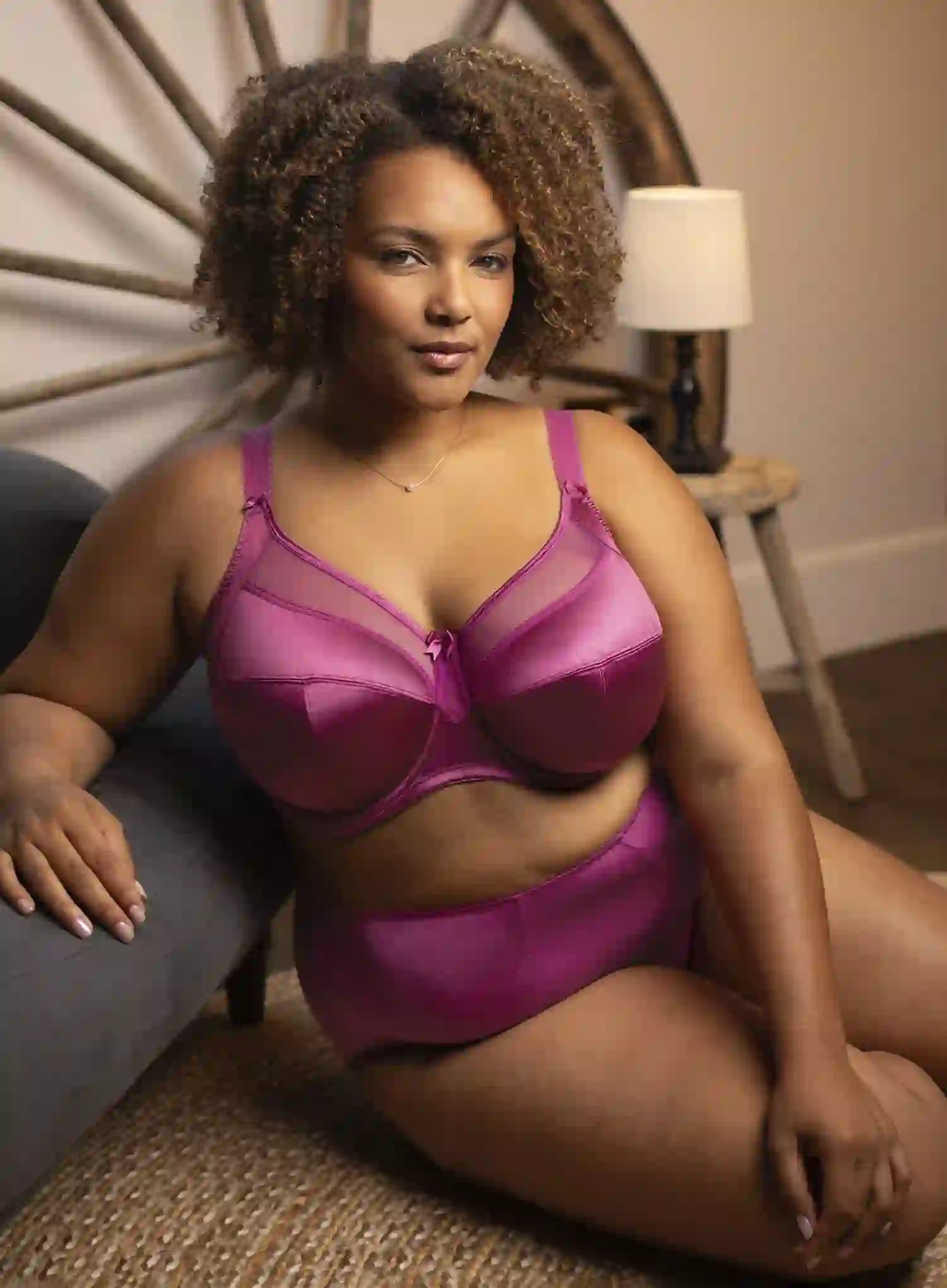 Goddess: Keira Banded Underwired Bra Mulberry