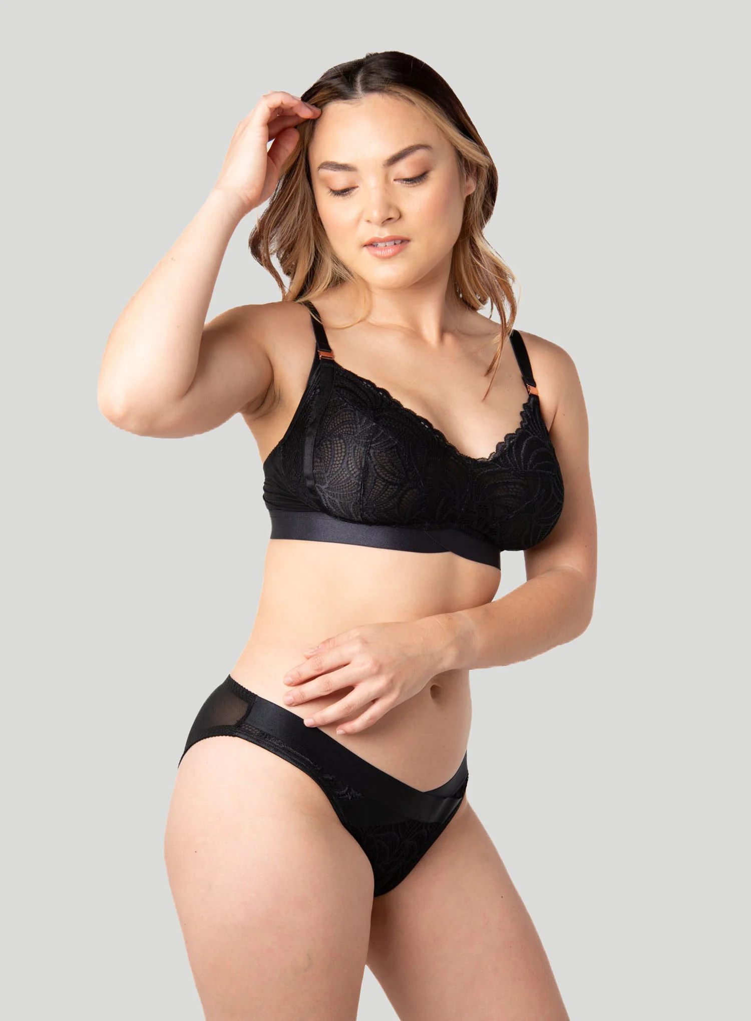 Hot Milk: Warrior Multifit Nursing Bra Black - Image 2