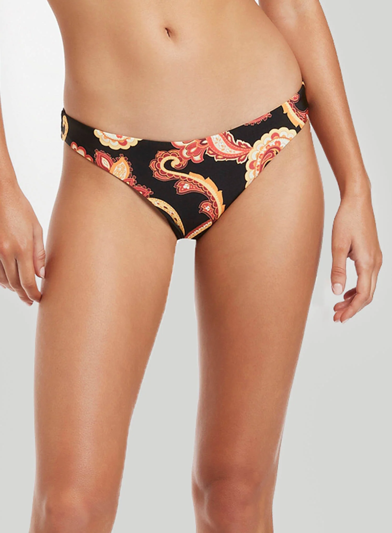 Jets Swimwear: Silk Road Hipster Pant Black - Image 3