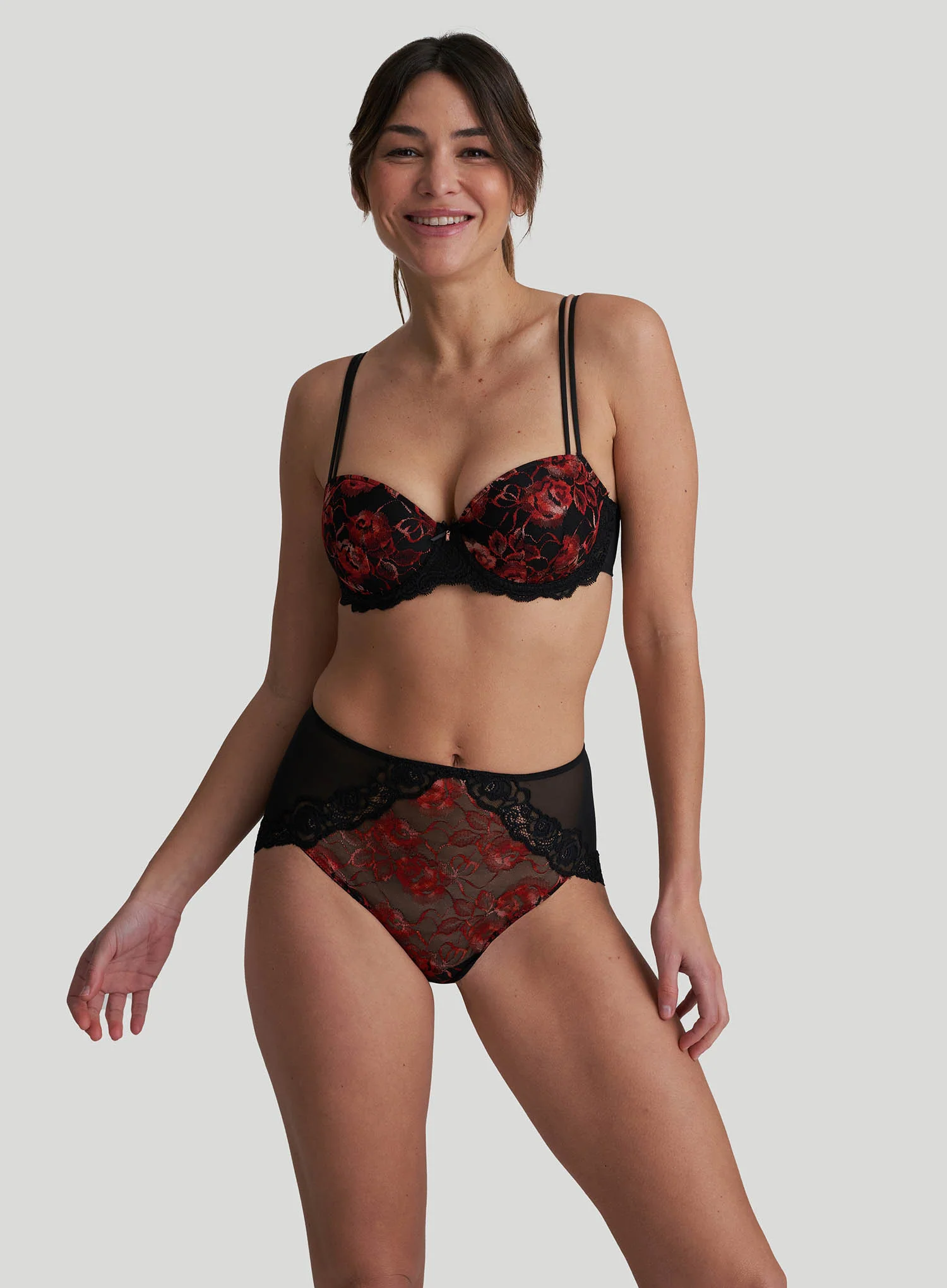 Marie Jo: Selyna Padded Balconette Bra Spicy Red - Image 2