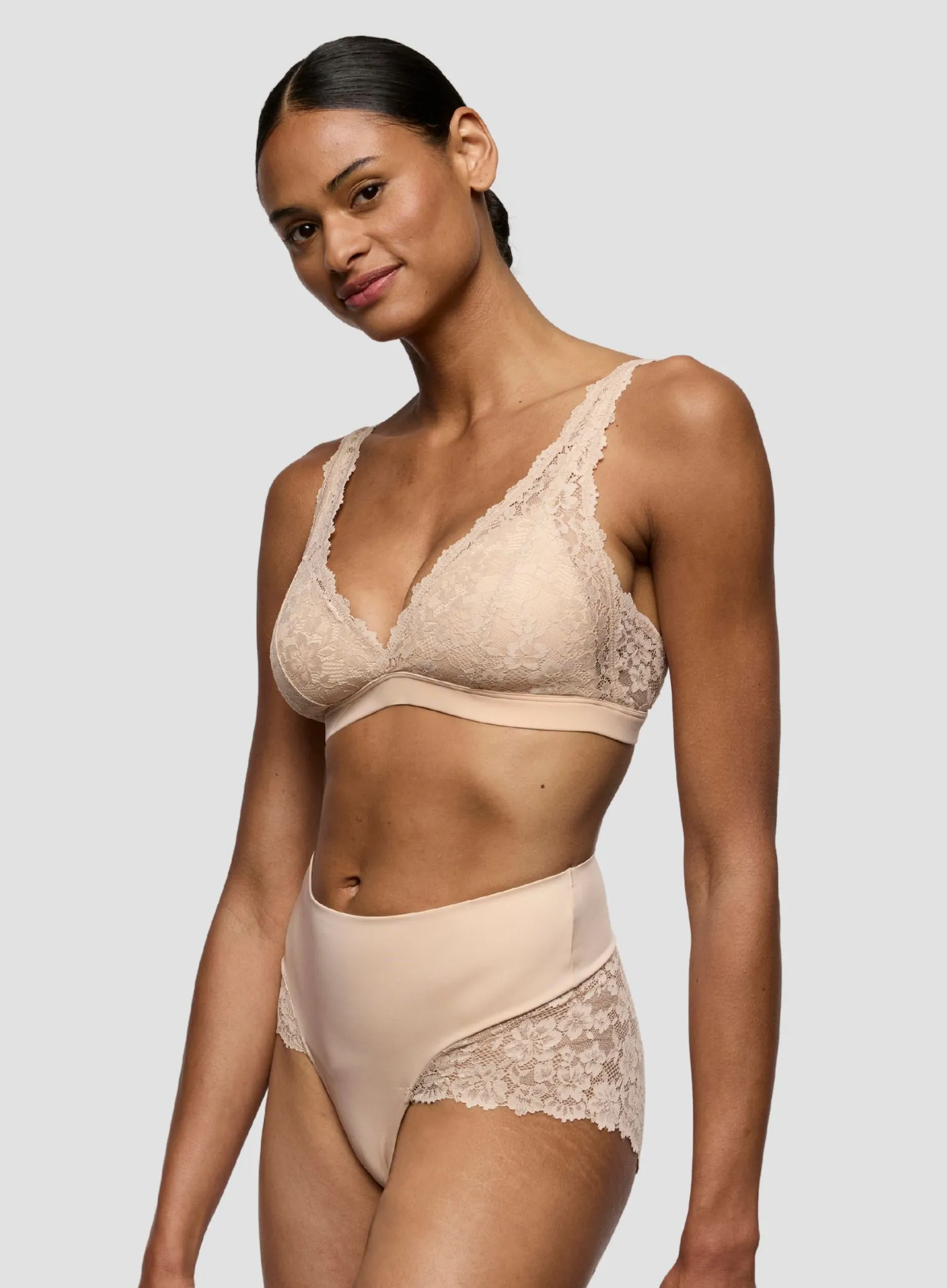 Marie Jo: Soft Studio Smoothing High Waist Brief Caffe Latte - Image 3