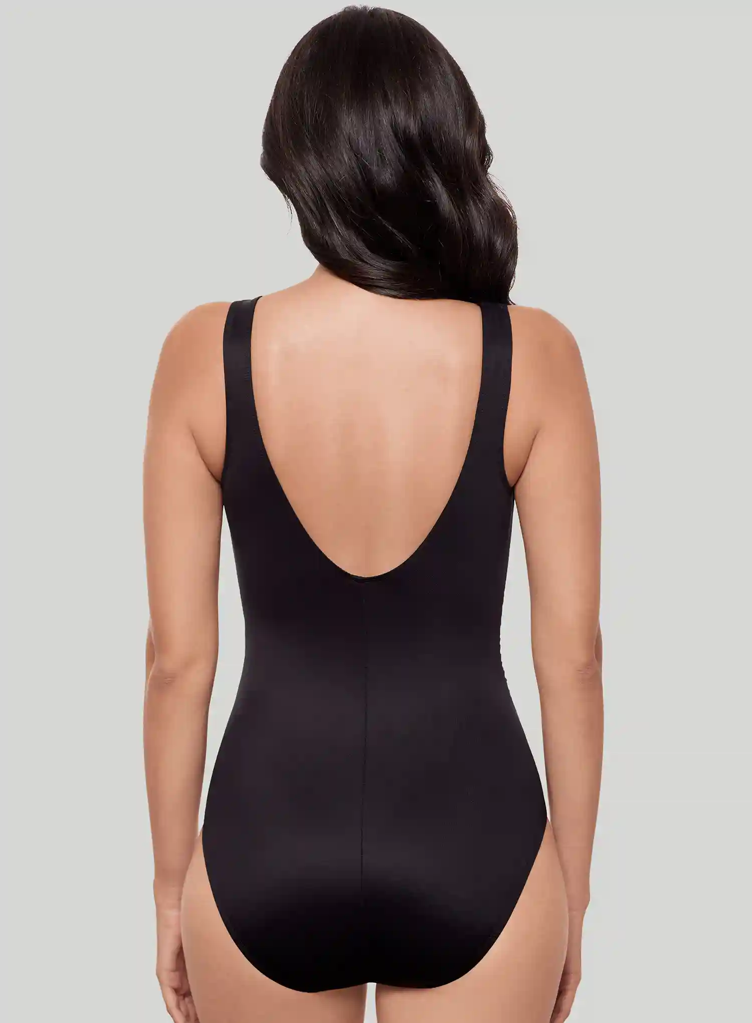 Miraclesuit Swimwear: Razzle Dazzle Swizzle Underwired Shaping One Piece Black - Image 3