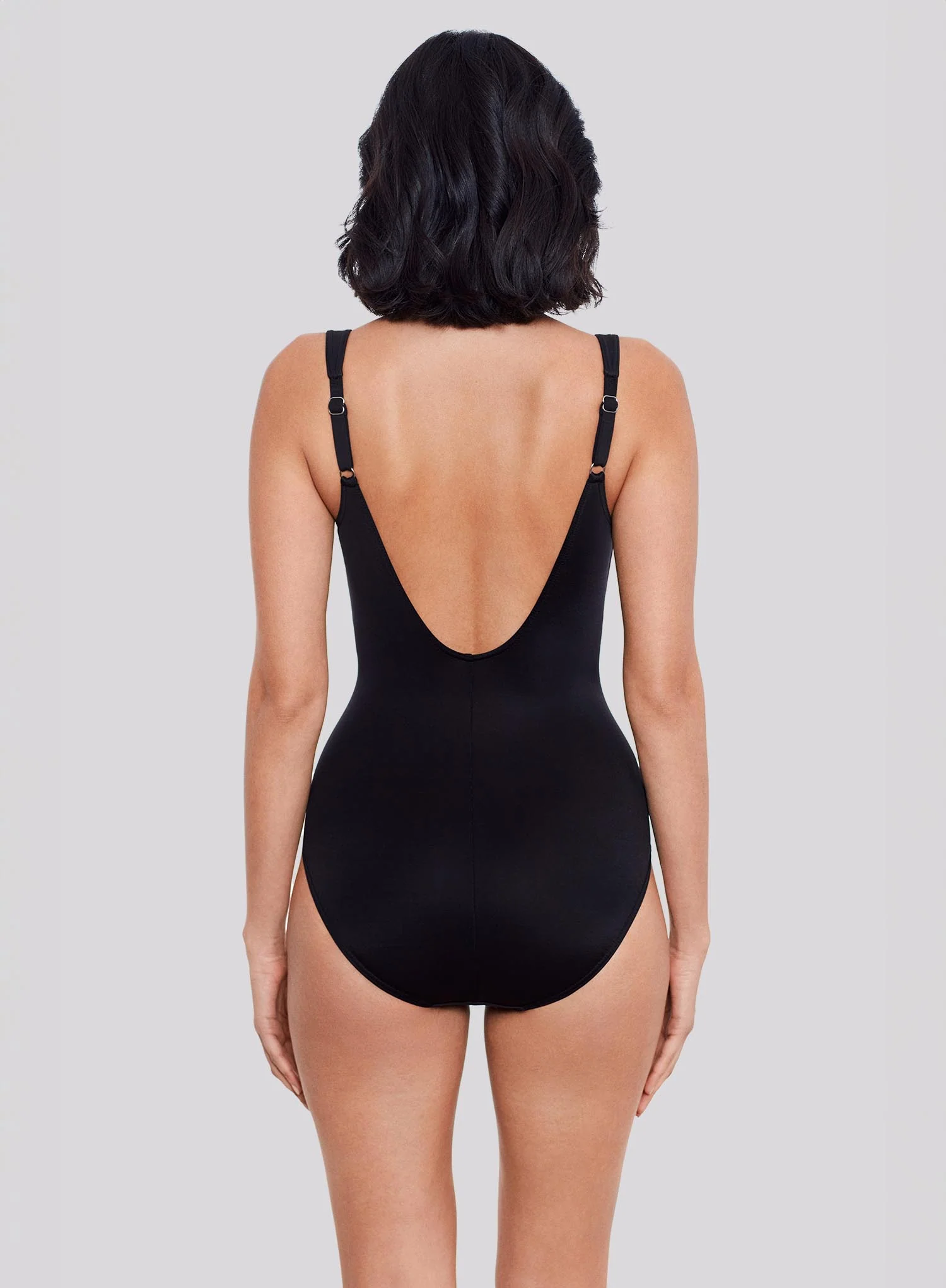 Miraclesuit Swimwear: Sanibel DD Cup Underwired Shaping One Piece Black - Image 3