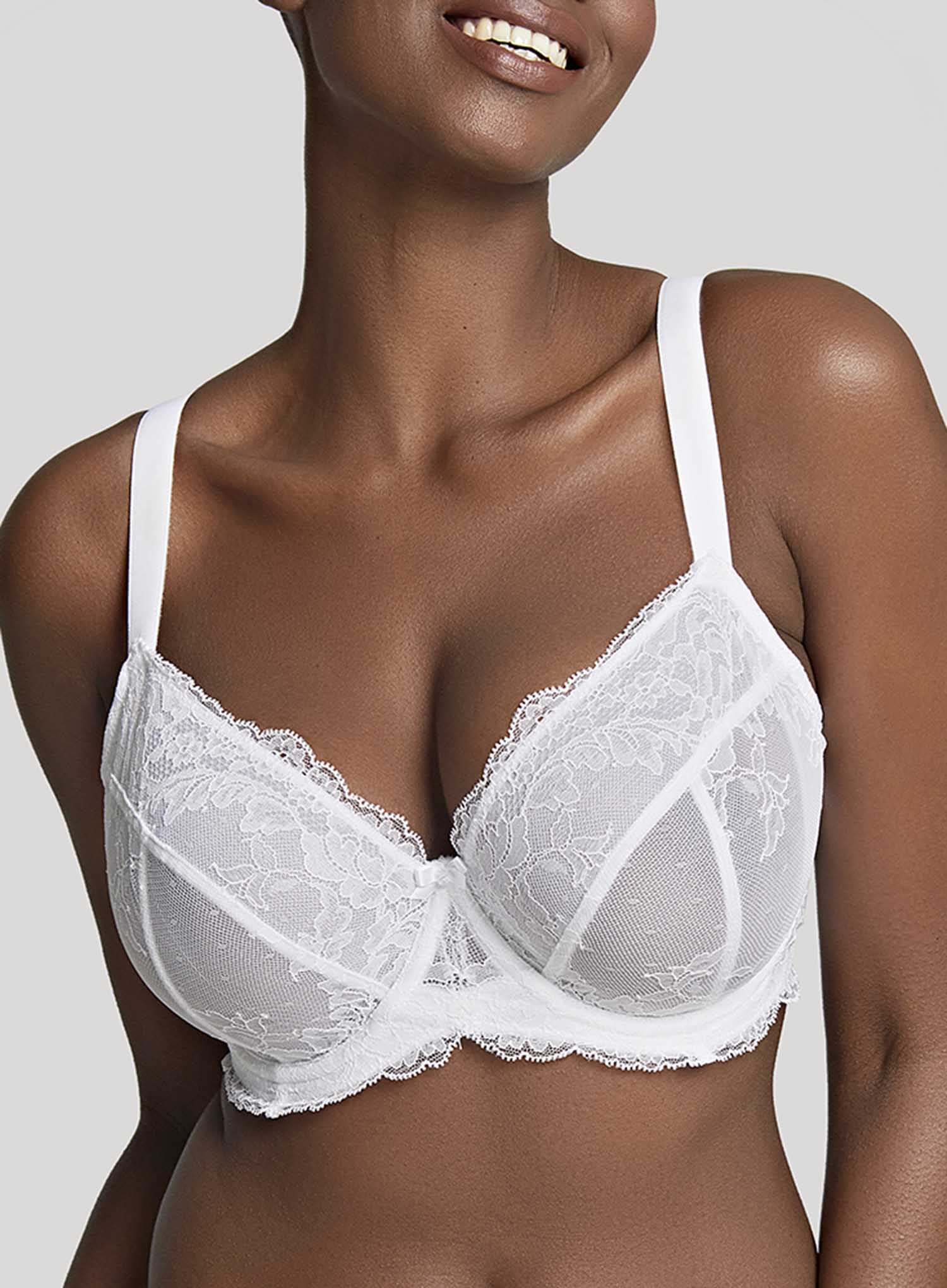 Panache: Ana Plunge Bra White - Image 4