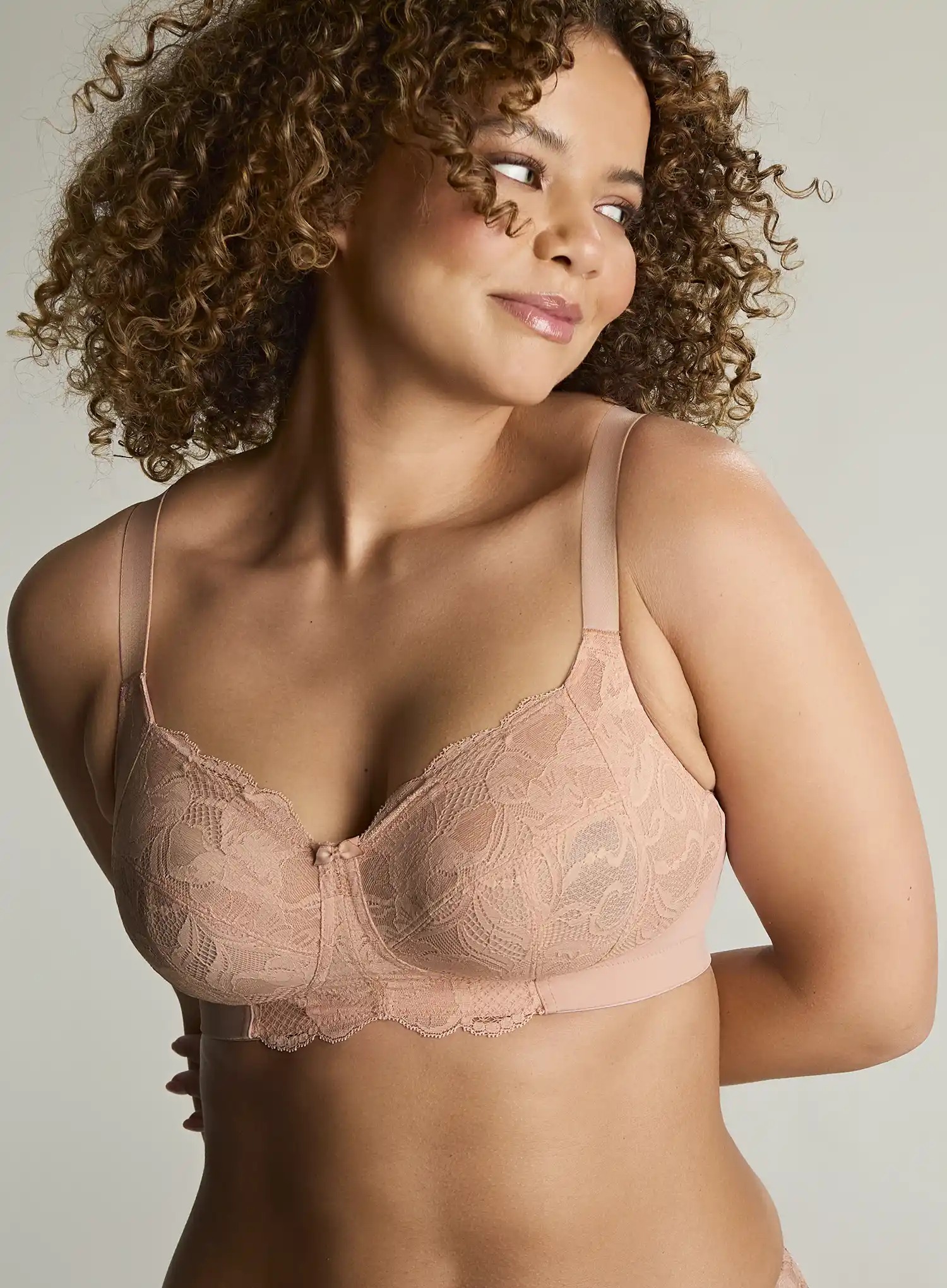 Panache: Rocha Non Wired Bra Misty Rose