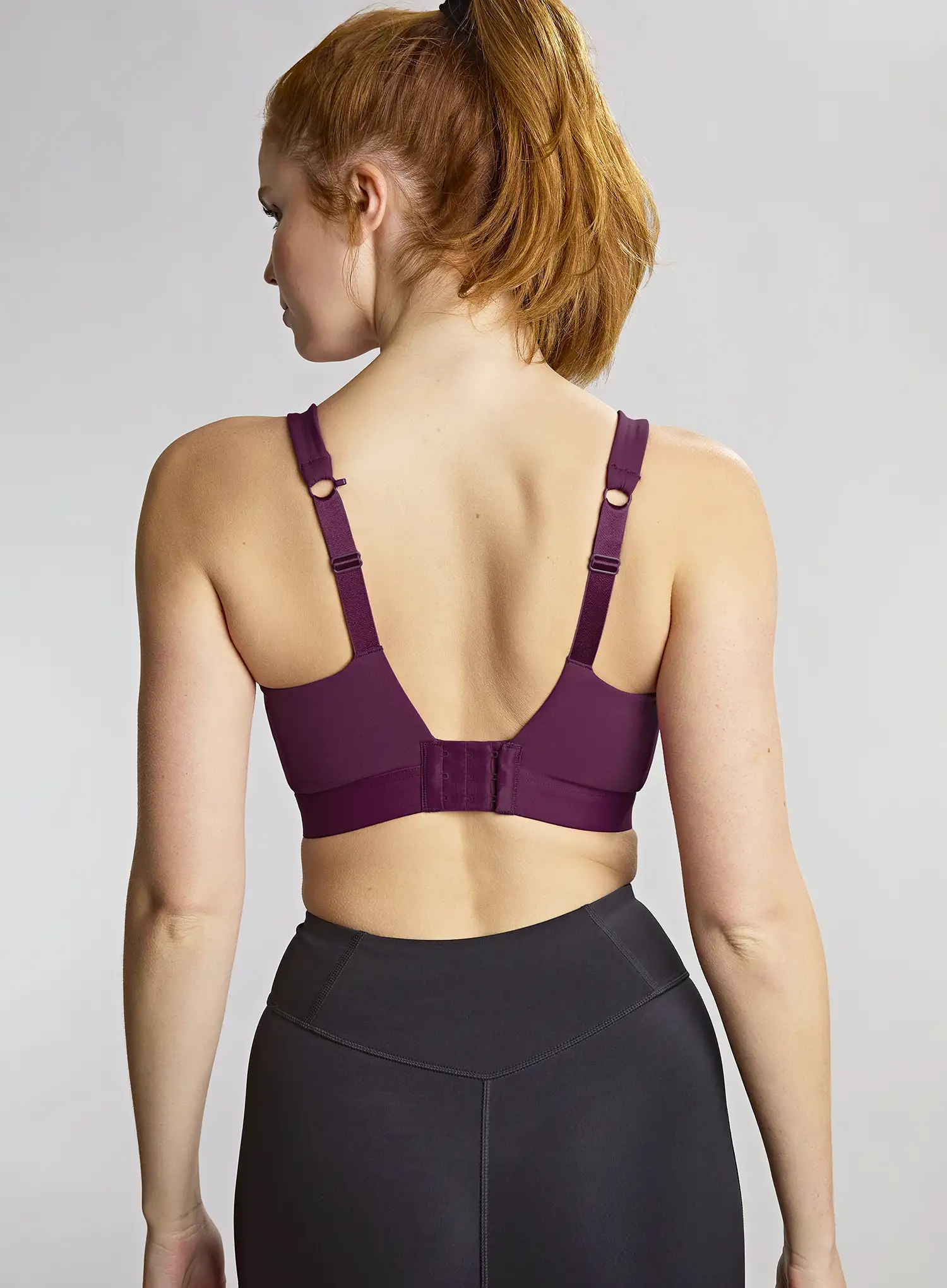 Panache Sport: Endurance Non Padded Wired Sports Bra Berry Chalk - Image 3