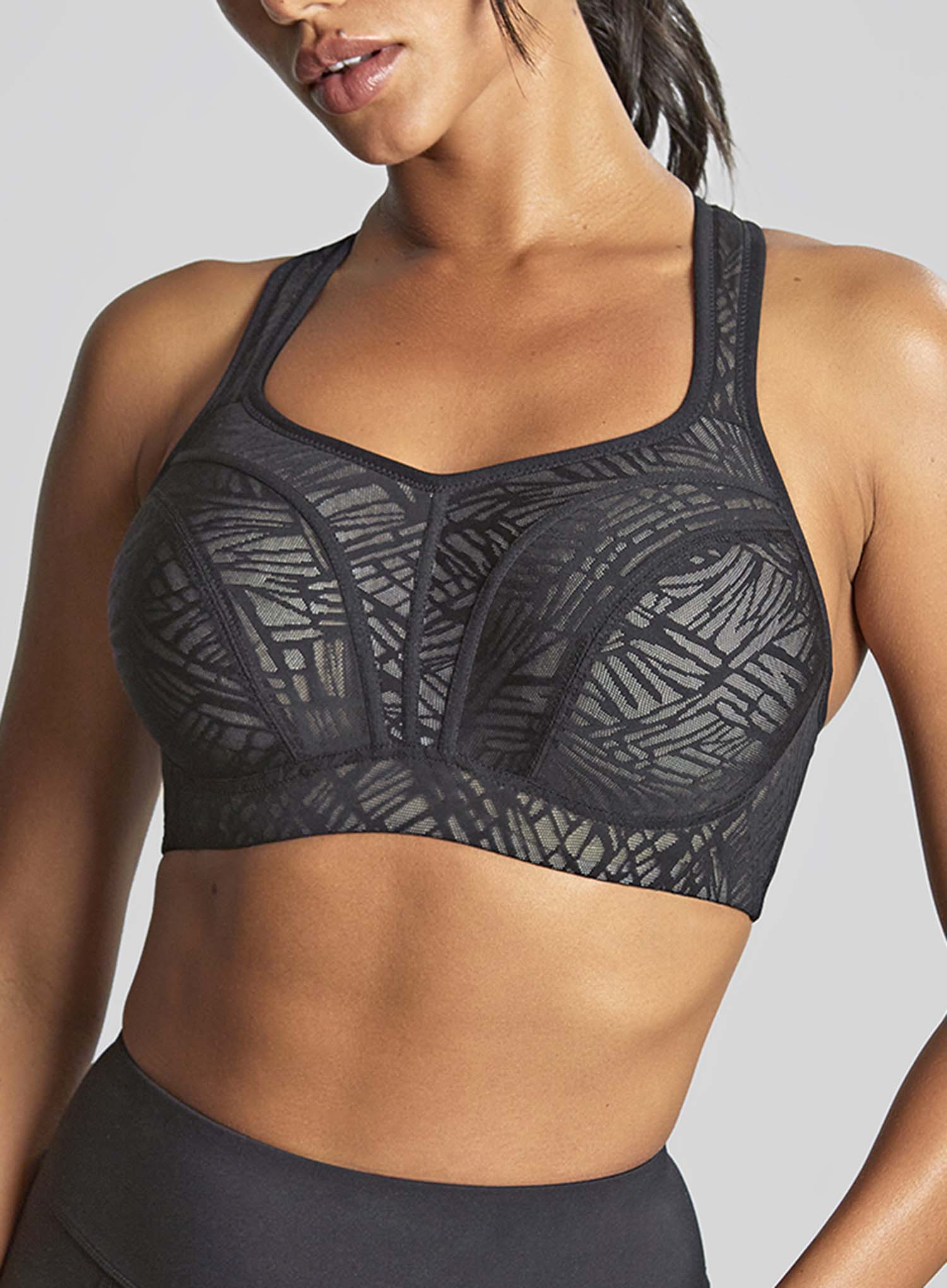 Panache Sport: Power Moulded Sports Bra Black Chalk - Image 5