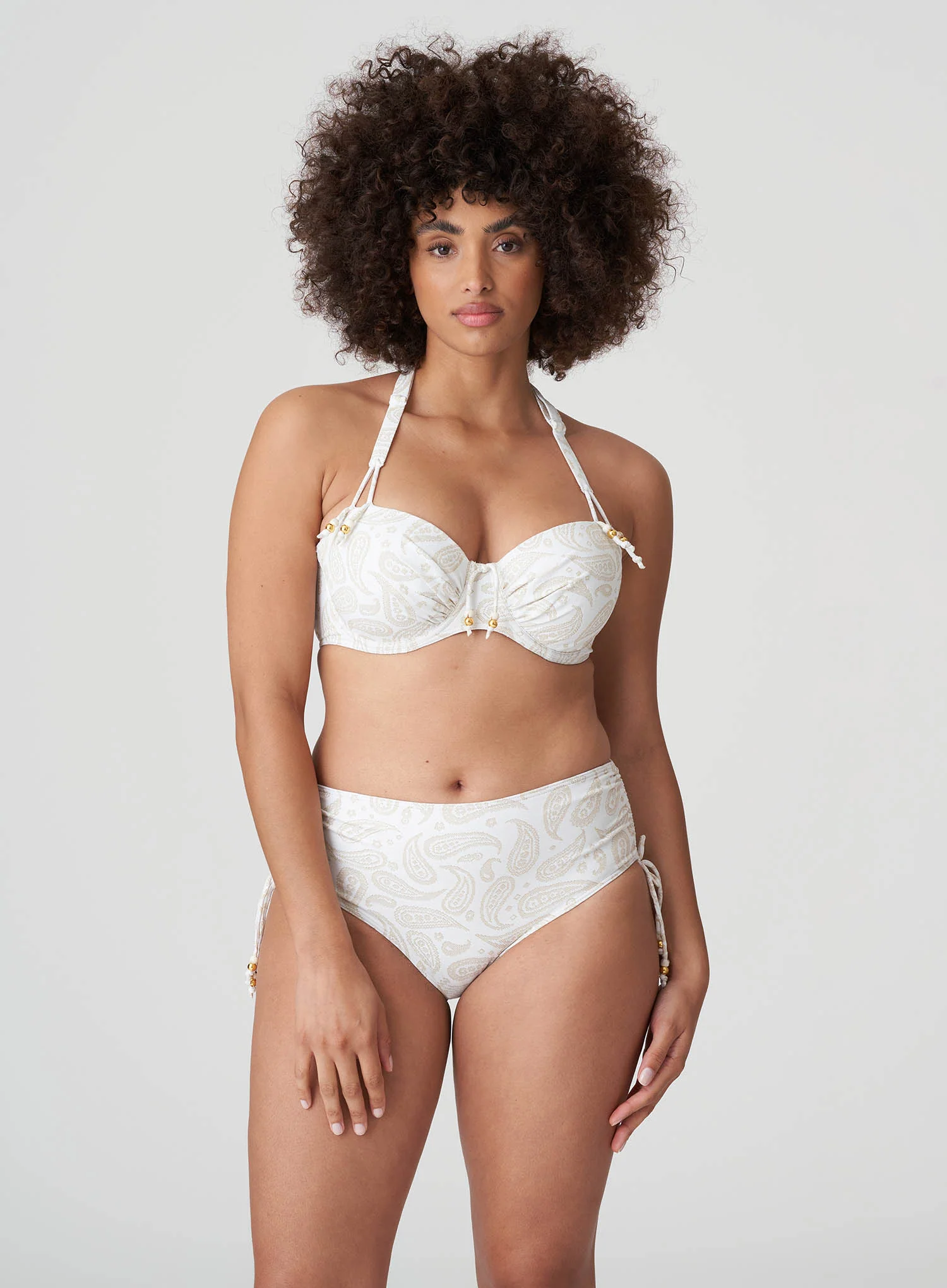 PrimaDonna Swim: Sidari Padded Balcony Bikini Top White Yacht - Image 4