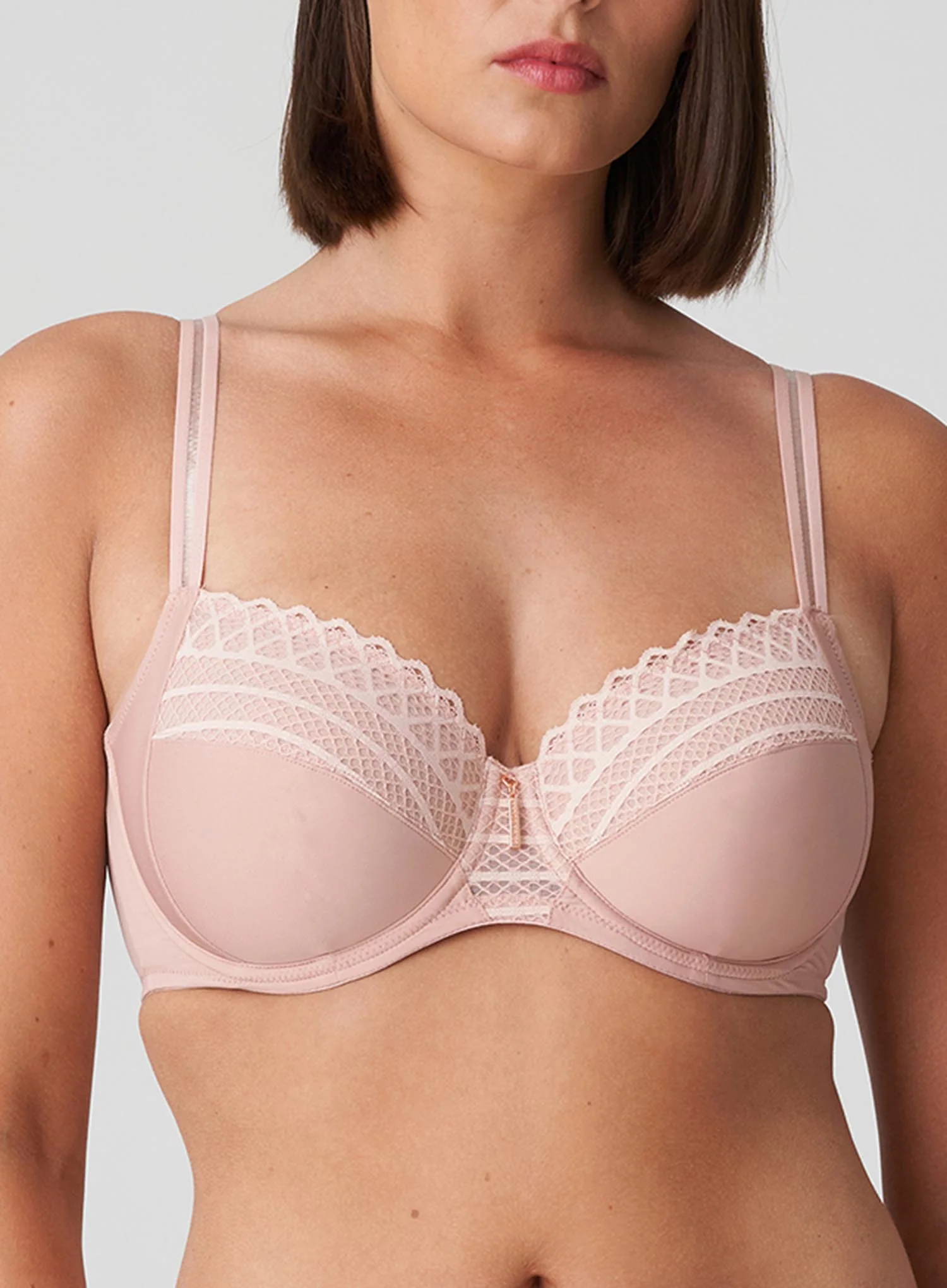 Primadonna Twist: East End Full Cup Wire Bra Powder Rose - Image 5