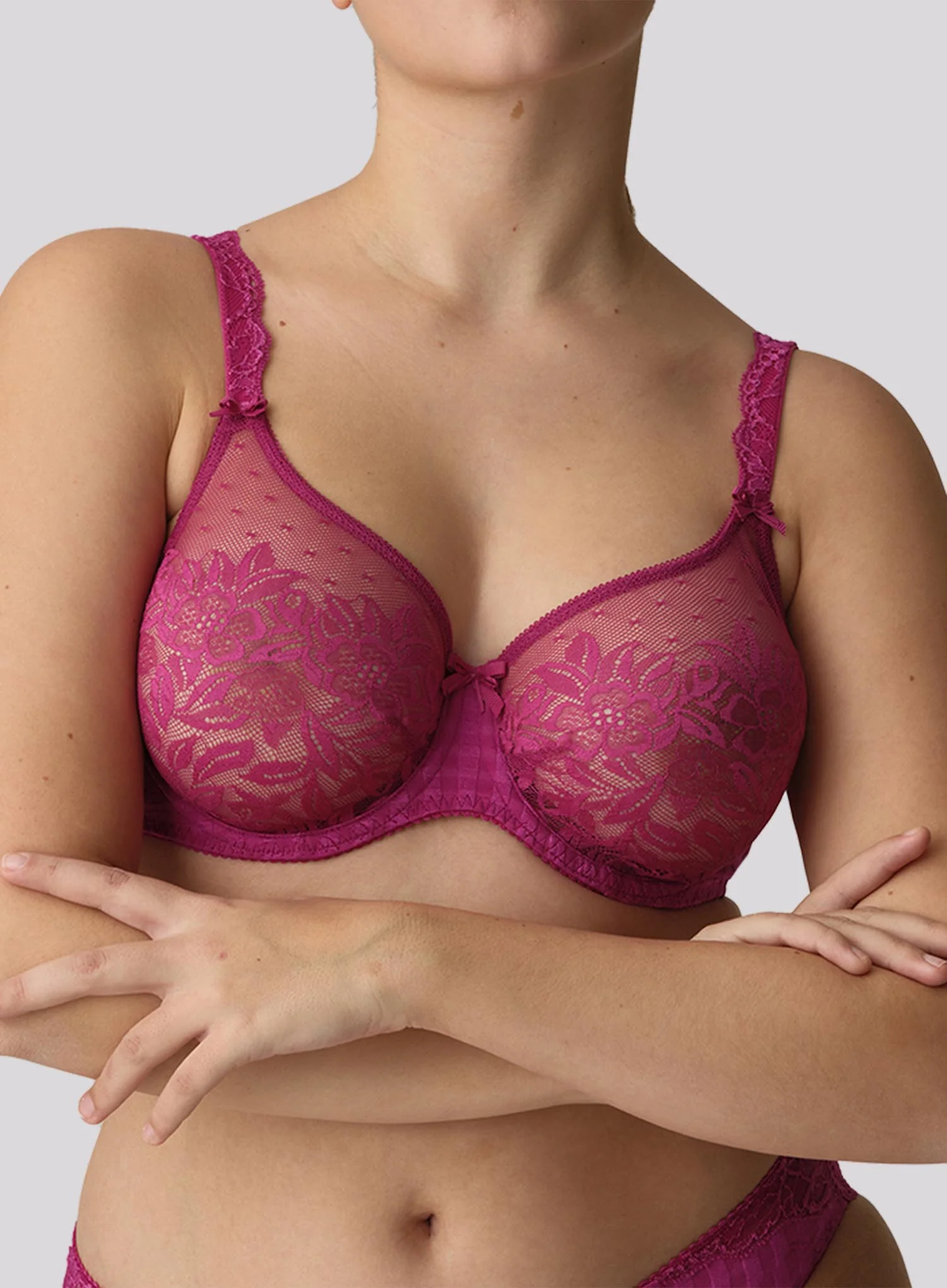 Primadonna: Madison Seamless Non Padded Bra Fuchsia Fiesta - Image 5