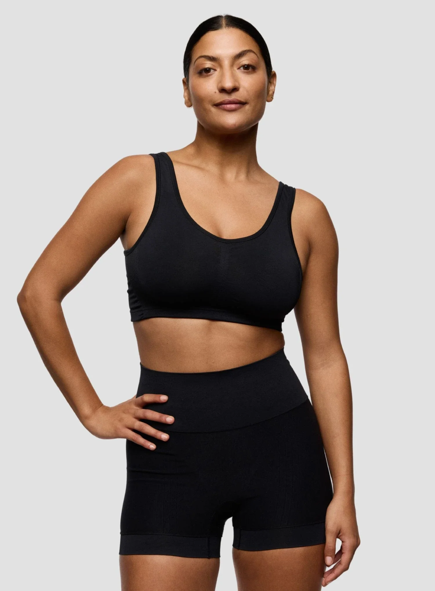 Primadonna: Nudda Non Wired Minimiser Bralette Black - Image 2