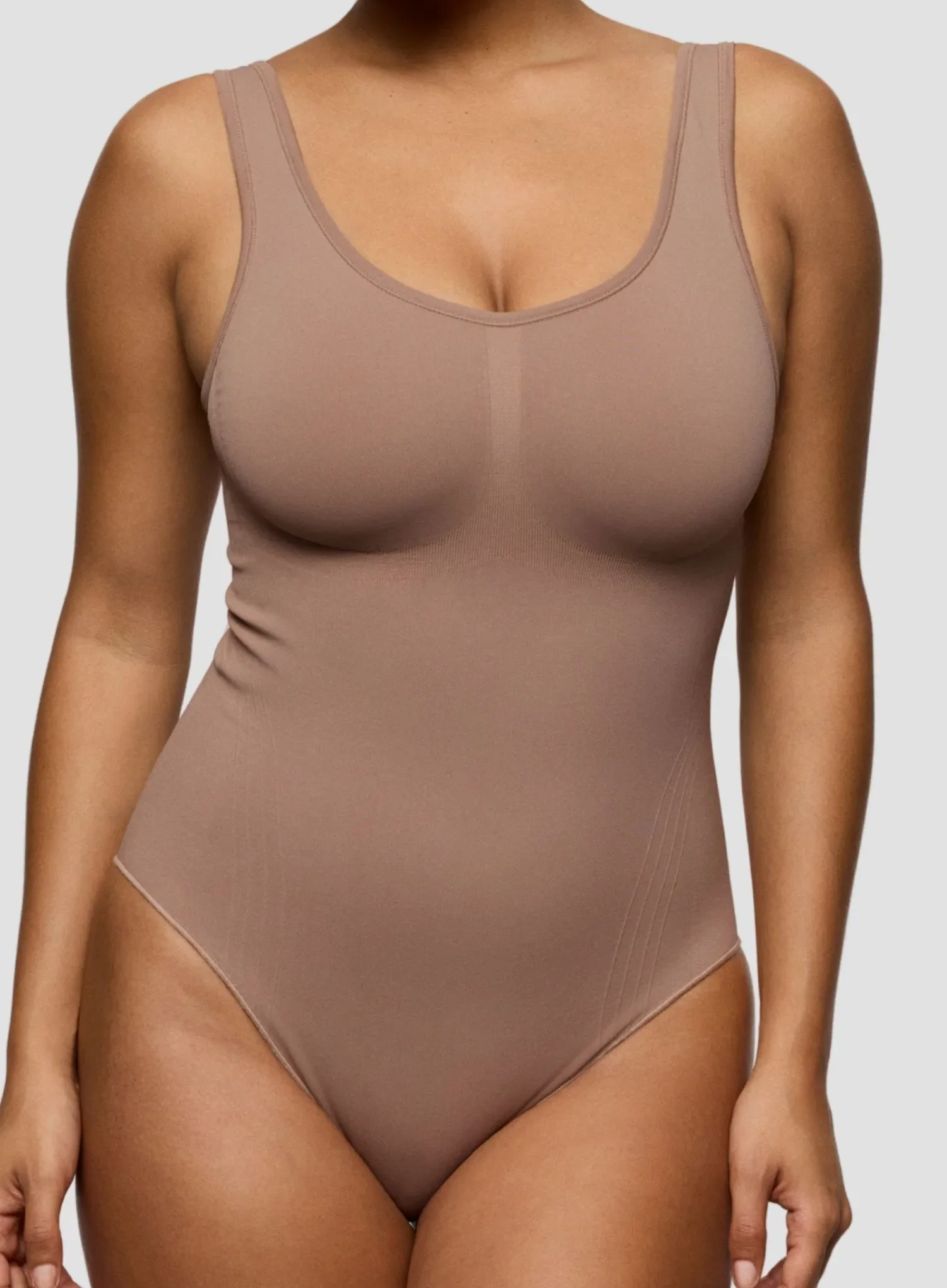 Primadonna: Nudda Non Wired Shaping Minimiser Bodysuit Ginger - Image 5