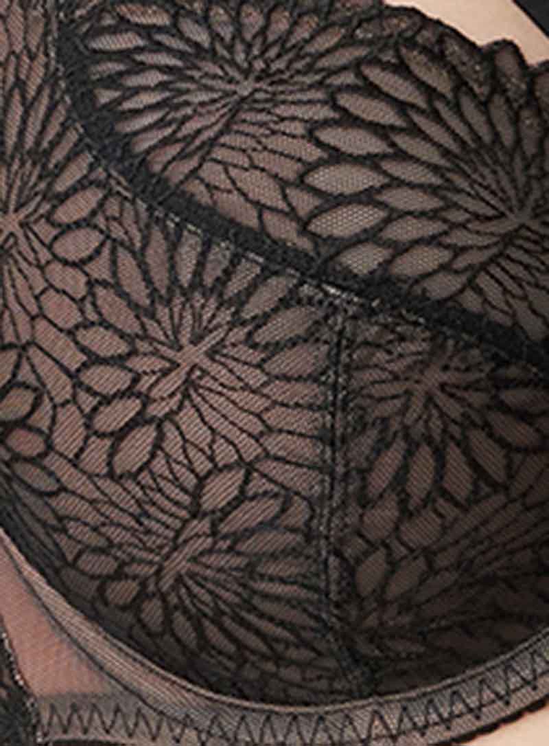 PrimaDonna: Sophora Balconette Tulip Seam Bra Black - Image 6