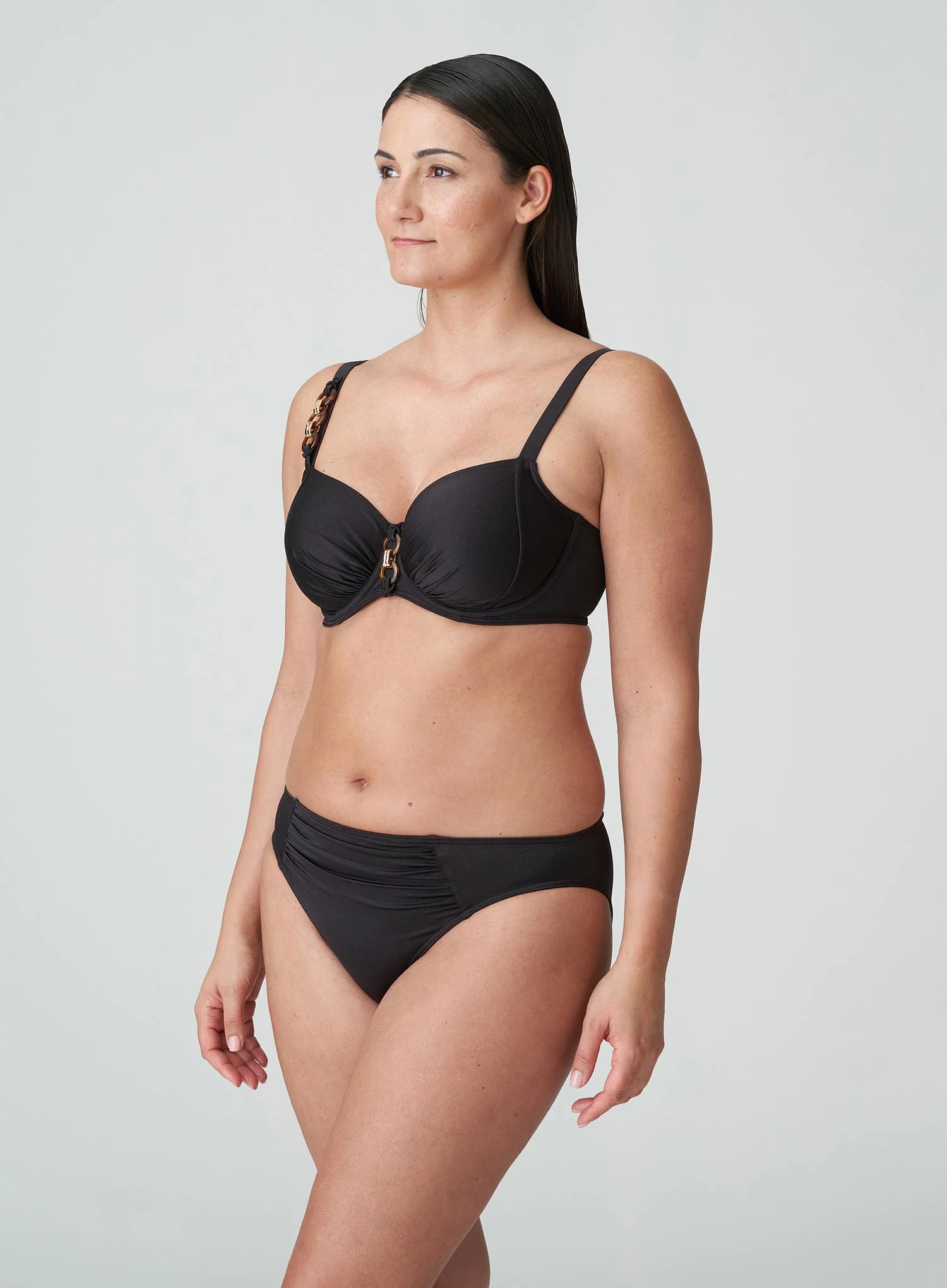 Primadonna Swim: Barrani Full Cup Bikini Top Roast Coffee - Image 4