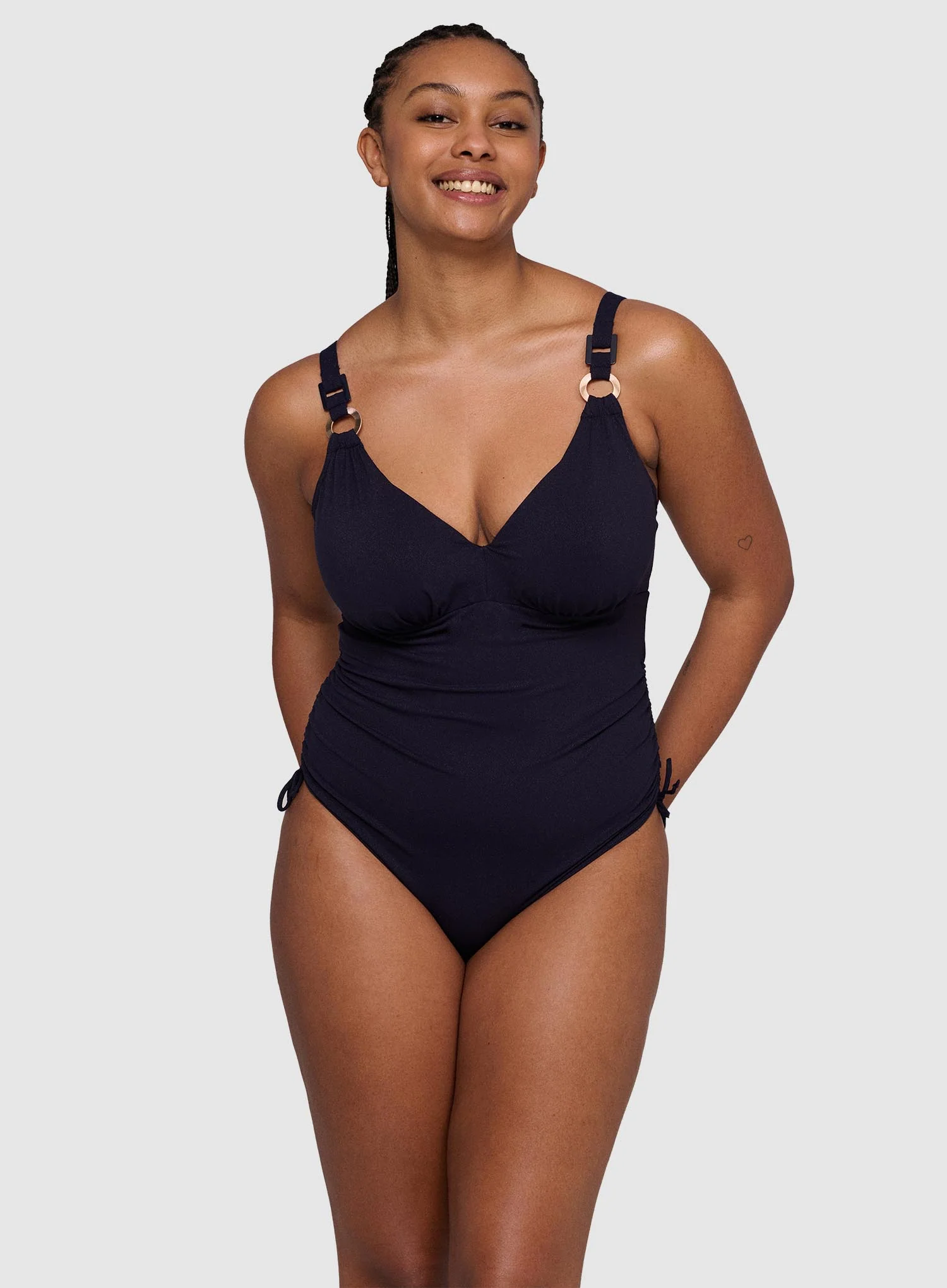 Primadonna Swim: Pinner Plunge Underwired One Piece Dazzling Sky - Image 2