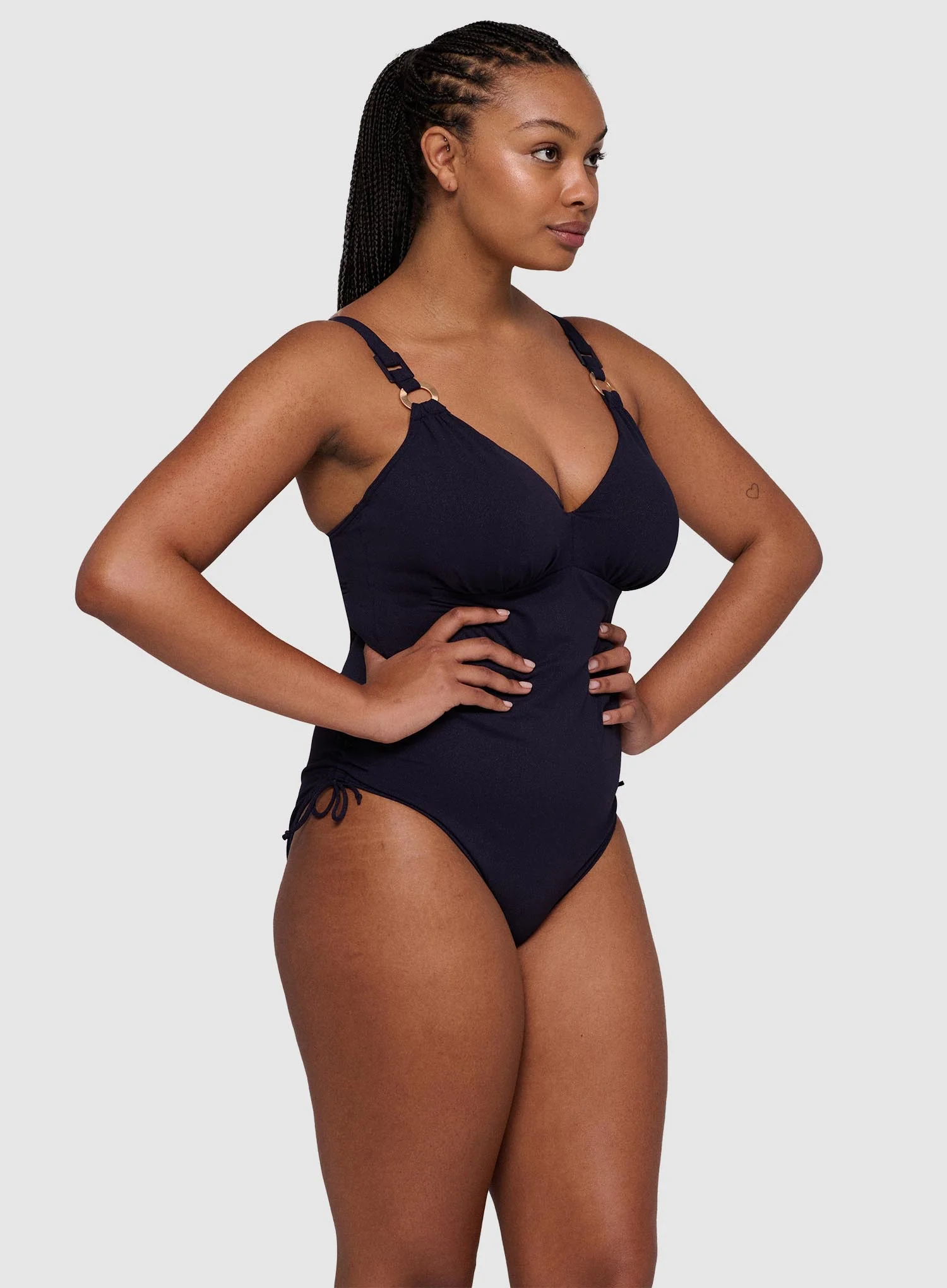 Primadonna Swim: Pinner Plunge Underwired One Piece Dazzling Sky - Image 4