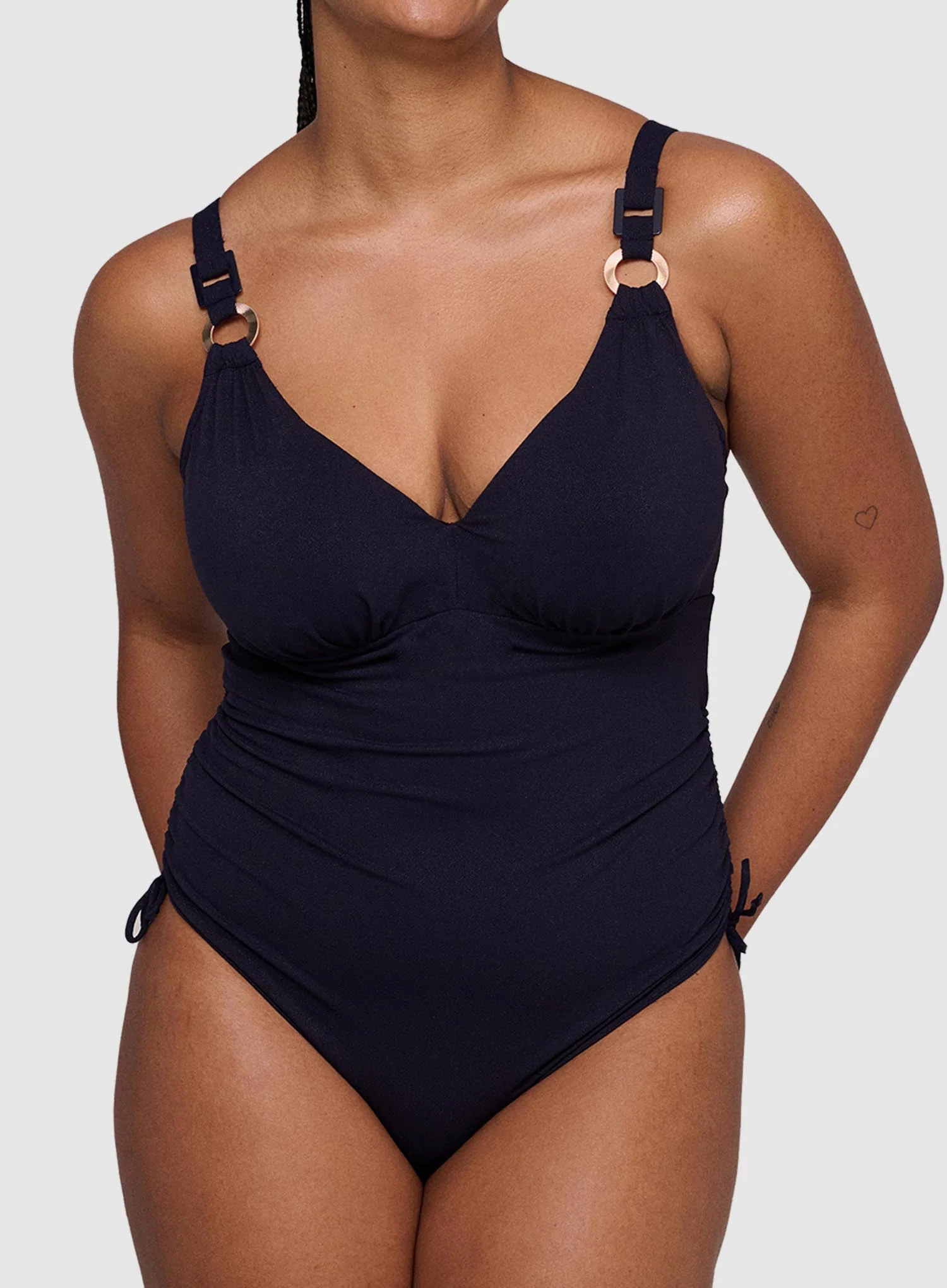 Primadonna Swim: Pinner Plunge Underwired One Piece Dazzling Sky - Image 5