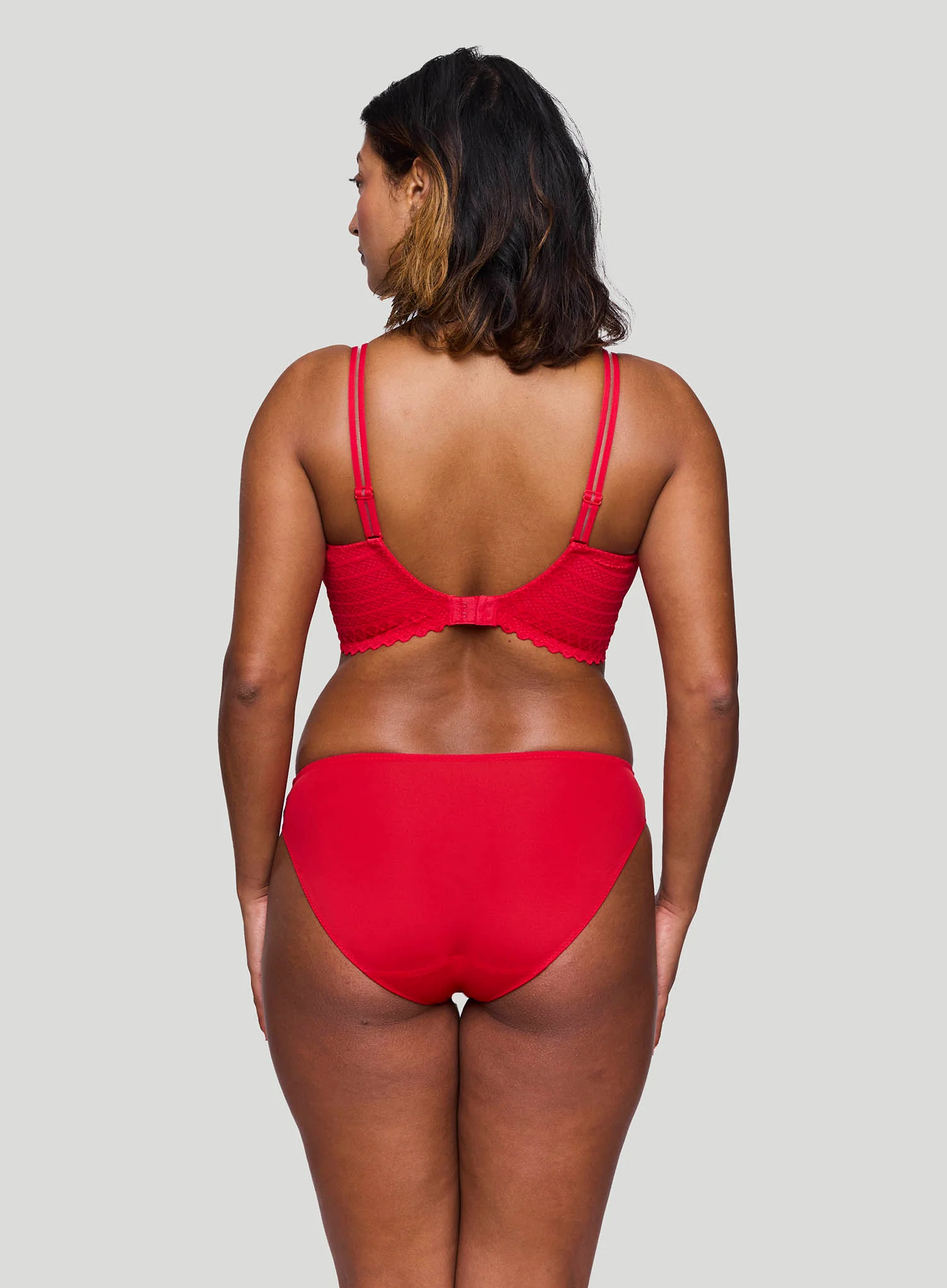 Primadonna Twist: East End Padded Balcony Bra True Red - Image 3