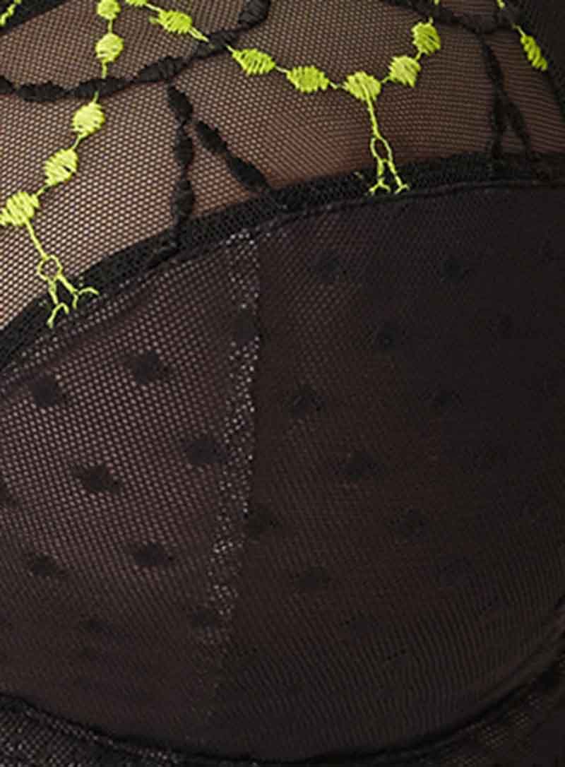 Primadonna Twist: Tepito Half Padded Plunge Bra Dark Glow - Image 6