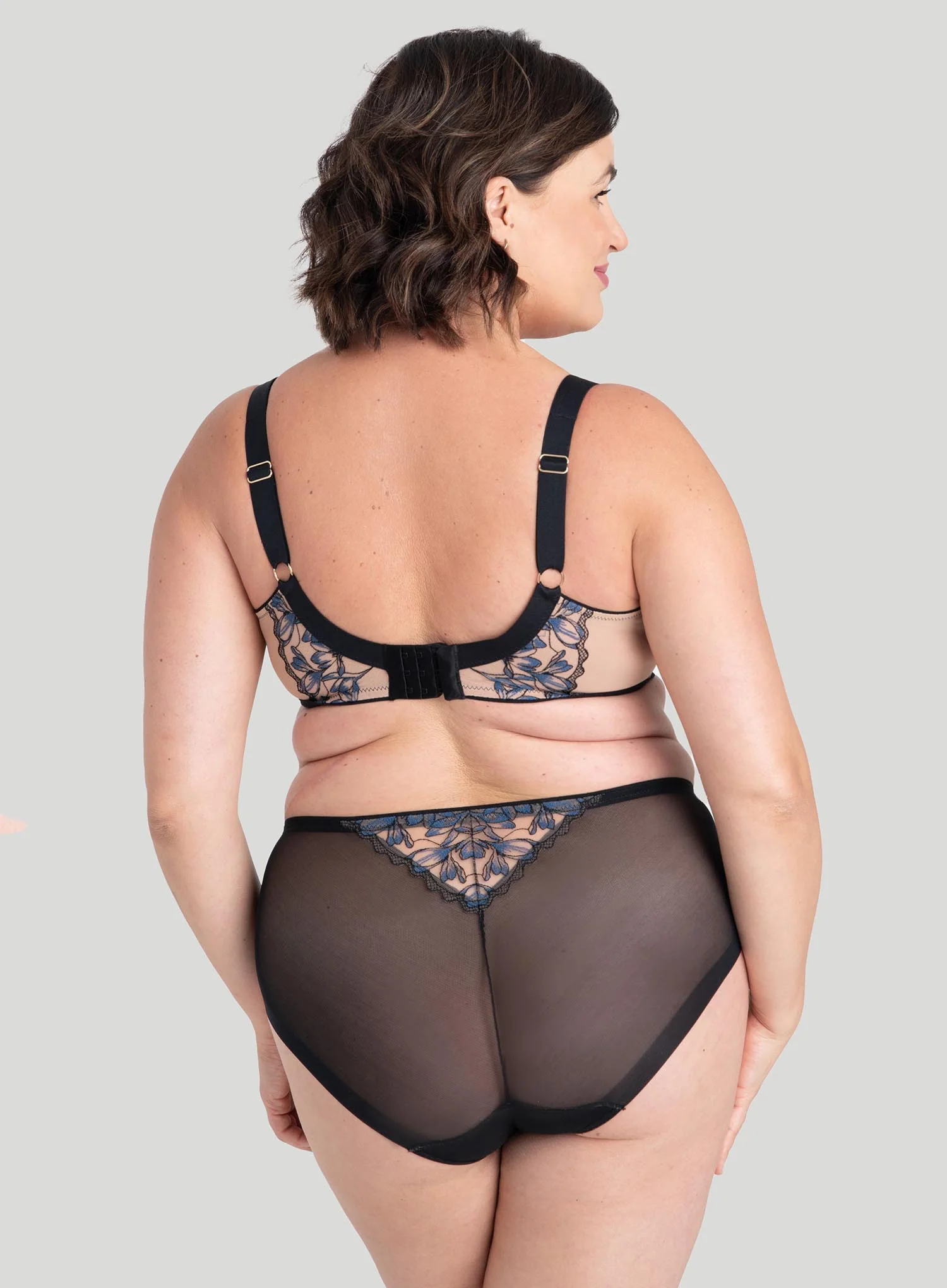Samanta Lingerie: Layla Full Cup Side Support Bra Tanzanite - Image 3
