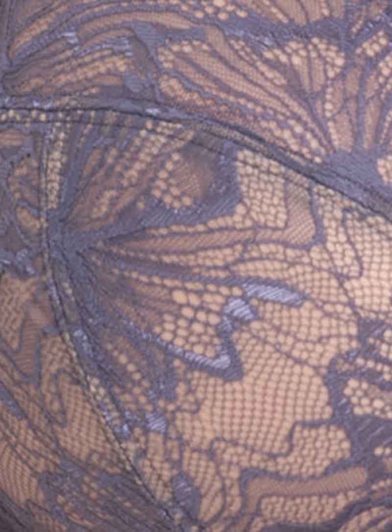 Samanta Lingerie: Mila Brief Midi Anthracite - Image 5