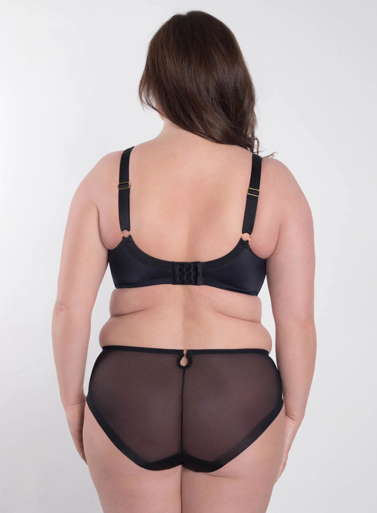Samanta Lingerie: Perla Midi Brief Black - Image 3