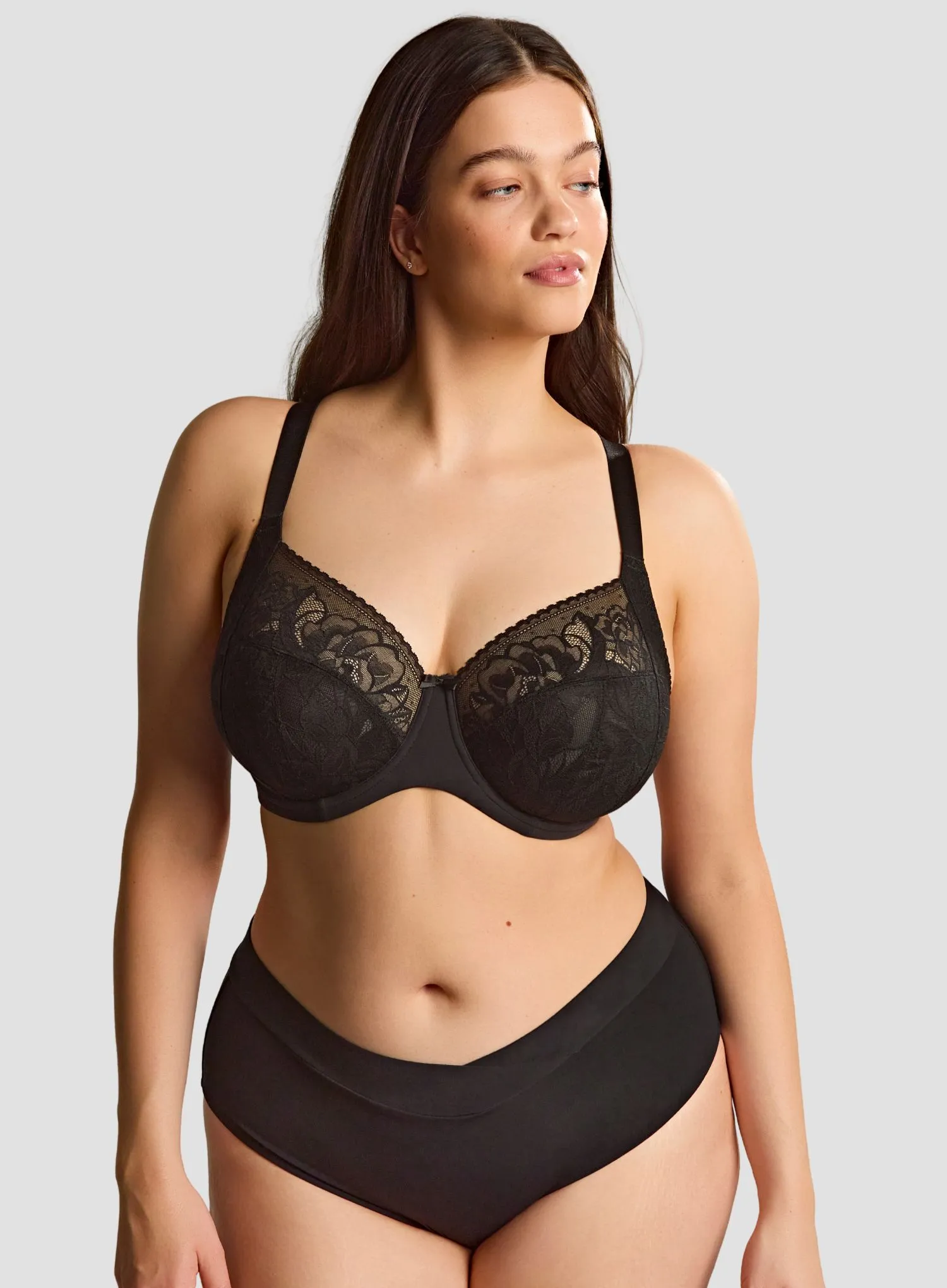 Sculptresse: Dream Comfort Underwired Full Cup Bra Black - Image 2