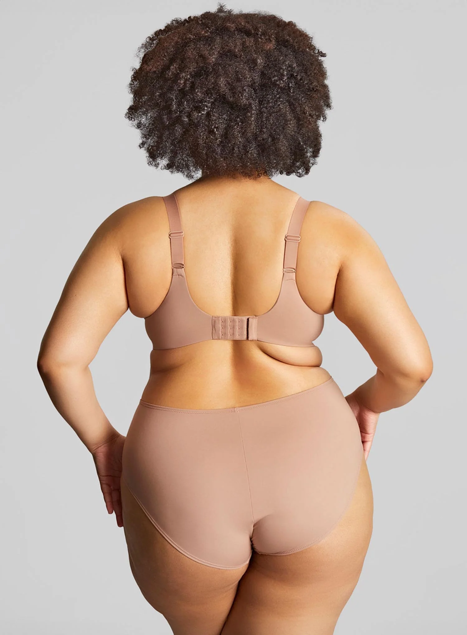Sculptresse: Esme Deep Brief Mocha Animal - Image 2
