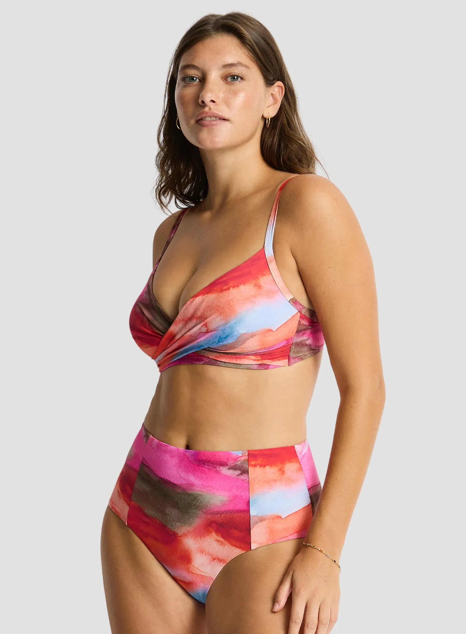 Sea Level: Cabo Panelled High Waist Pant Pink - Image 3