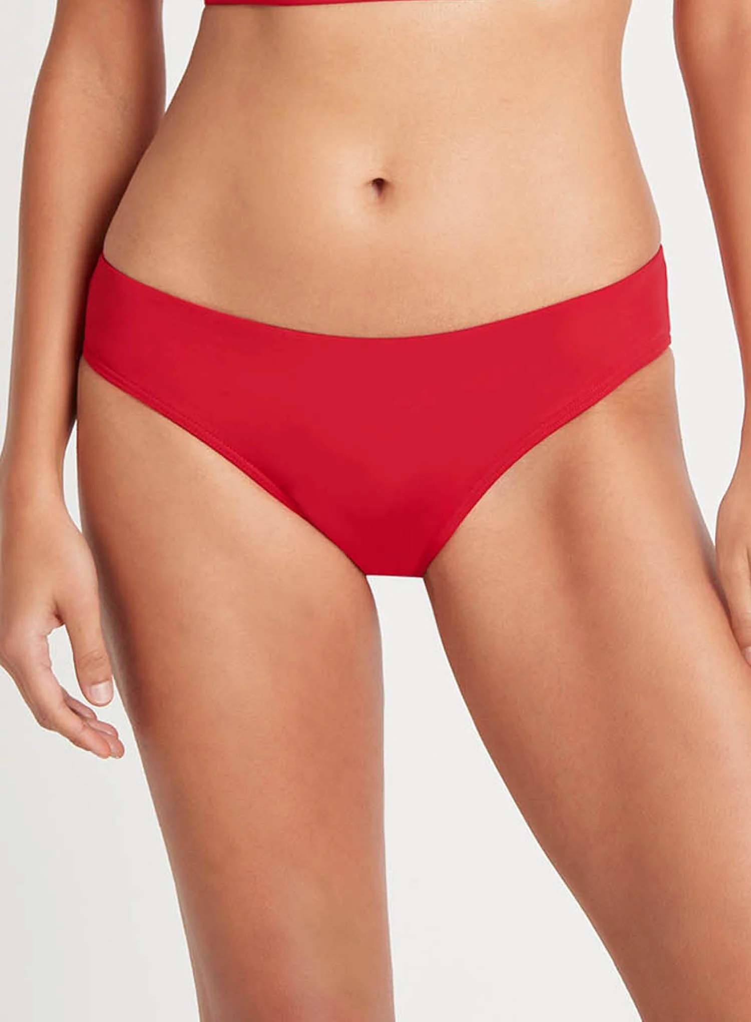 Sea Level: Eco Essentials Regular Bikini Pant Red - Image 4