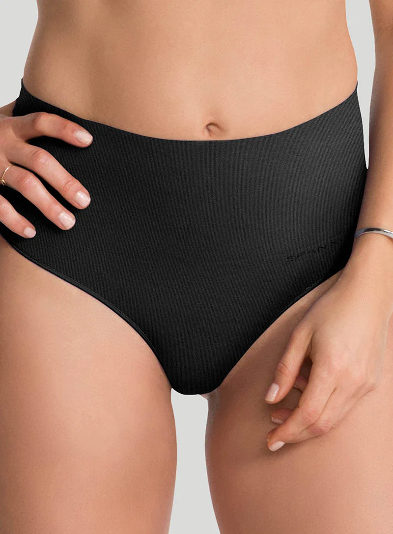 Spanx: Everyday Shaping Thong Black - Image 4