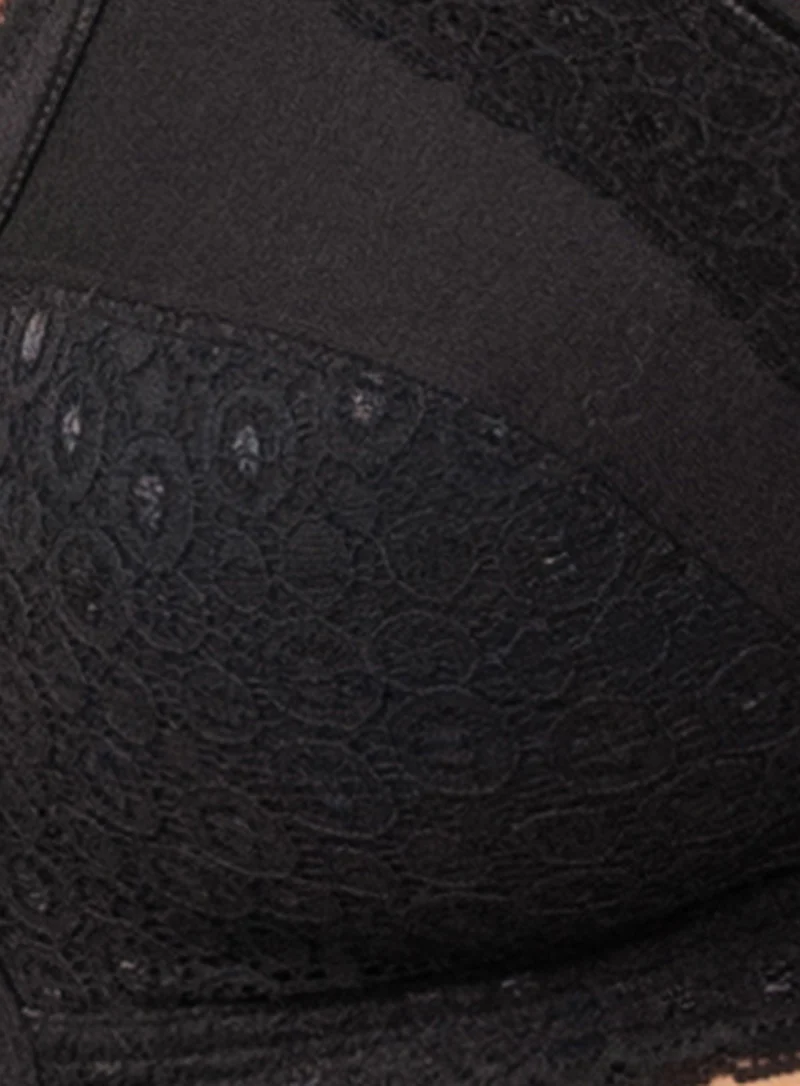 Triumph: Lace Maternity Wirefree Bra Black - Image 5