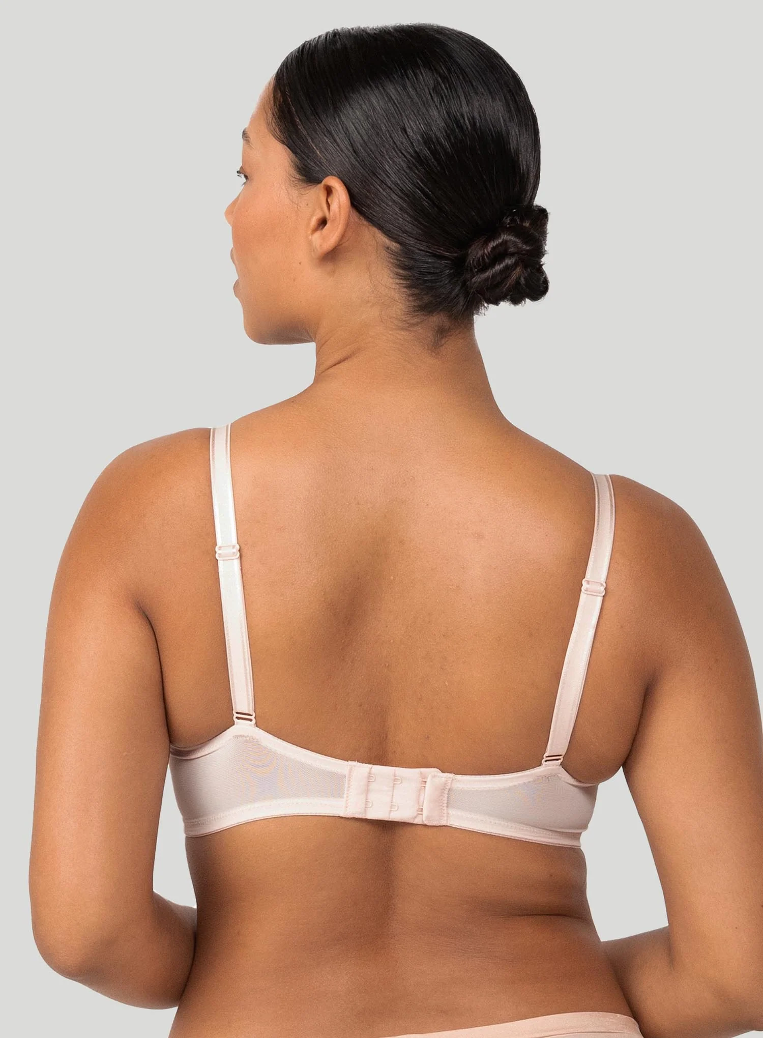 Triumph: Sheer Minimiser Bra W Nude Pink - Image 3