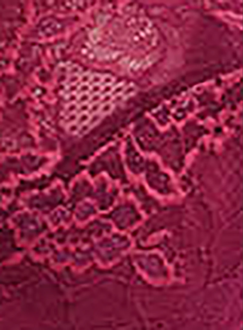 Wacoal: Lace Perfection Underwired Bra Red Plum - Image 5